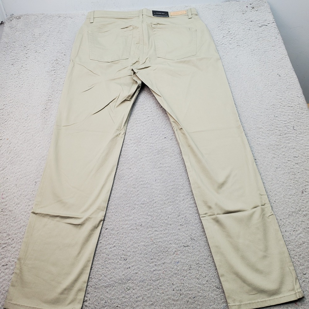 Dunning Golf Chino Pants Men 34/32 Green Performance Stretch Quick Dry D7F23P748